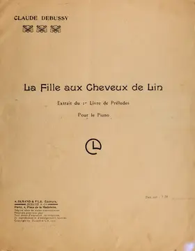 Préludes, Premier Livre