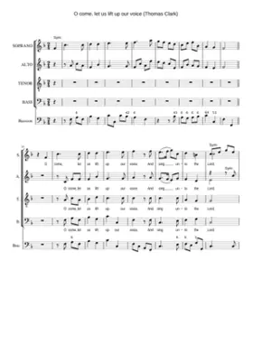 O come let us lift up our voice