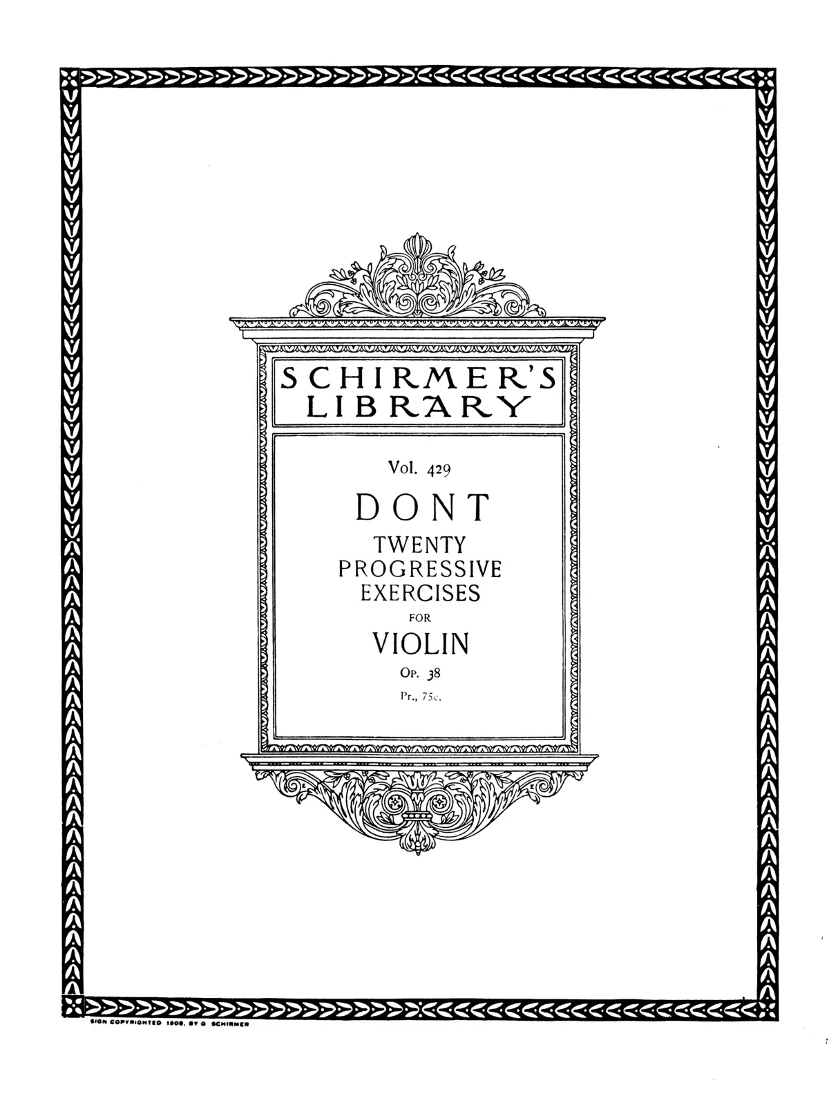 20 Progressive Exercises for Violin - Page 1