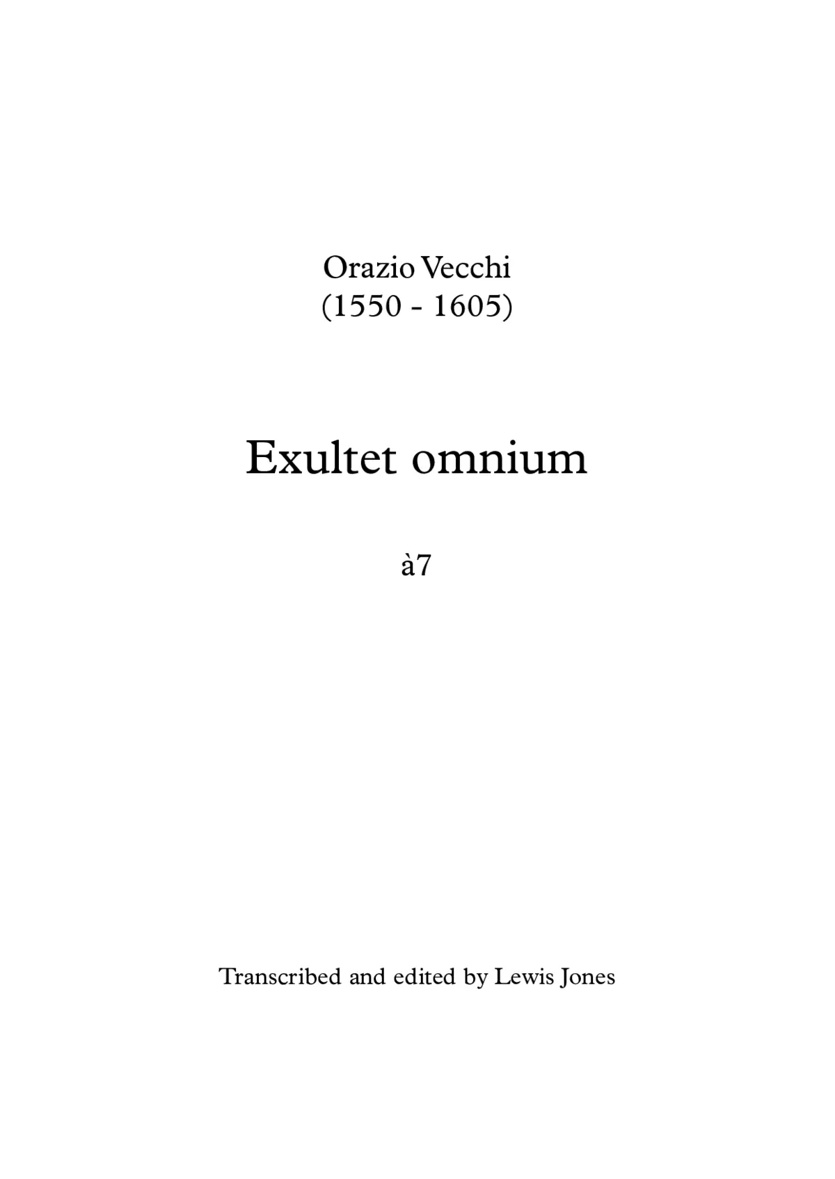 Exultet omnium a 7 - Page 1