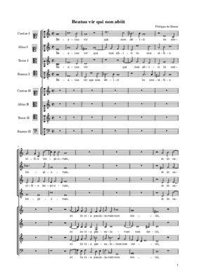 Beatus vir qui non abiit