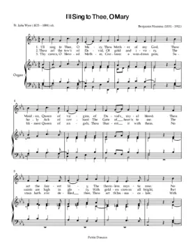 I'll Sing to Thee, O Mary