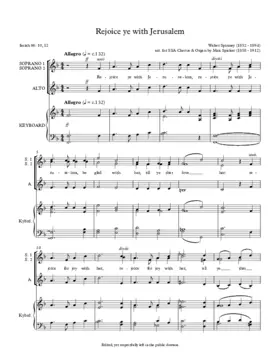 Rejoice ye with Jerusalem