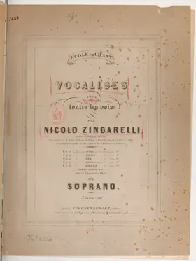 Vocalises pour toutes les voix