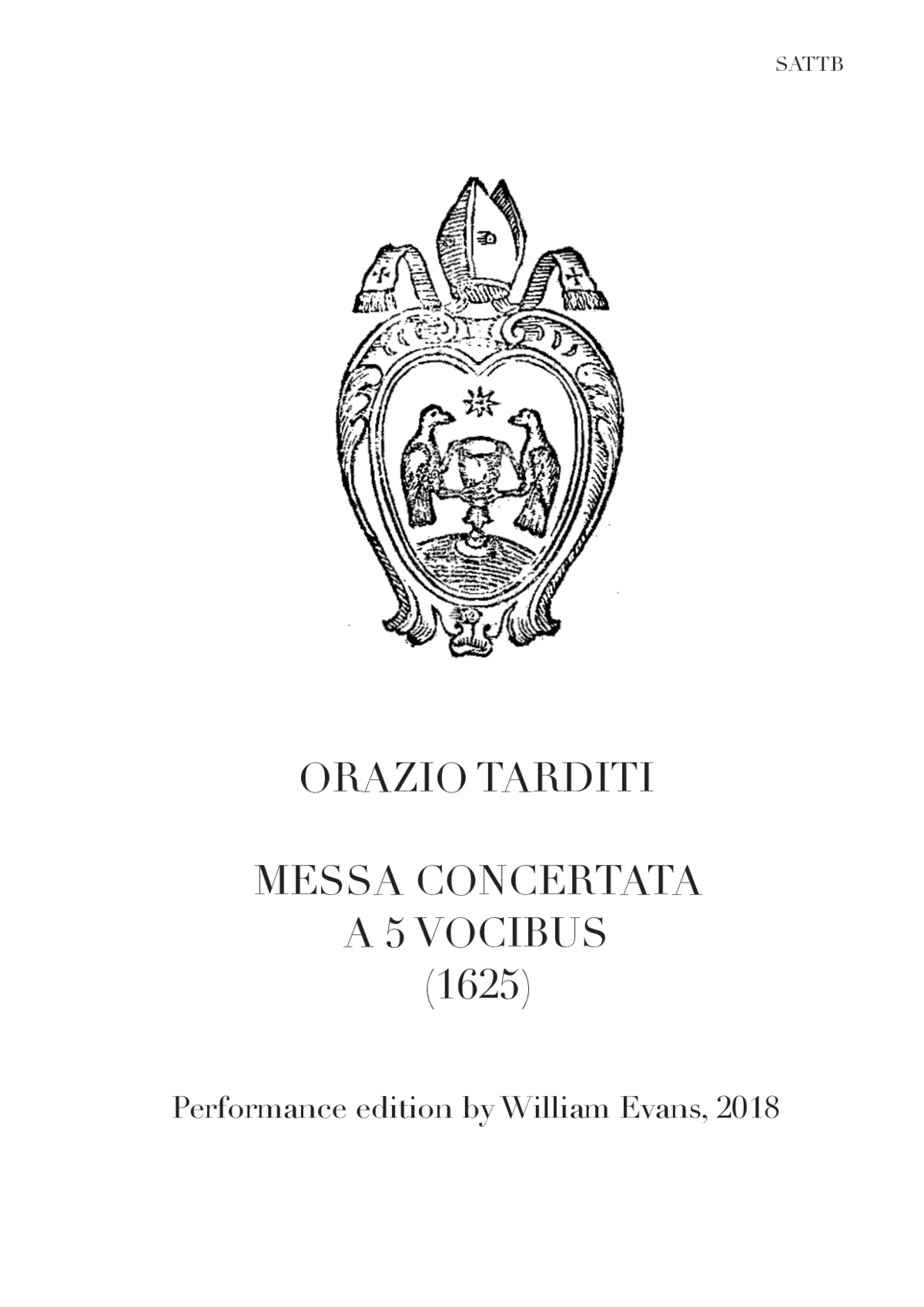 Messa concertata a 5 vocibus - Page 1