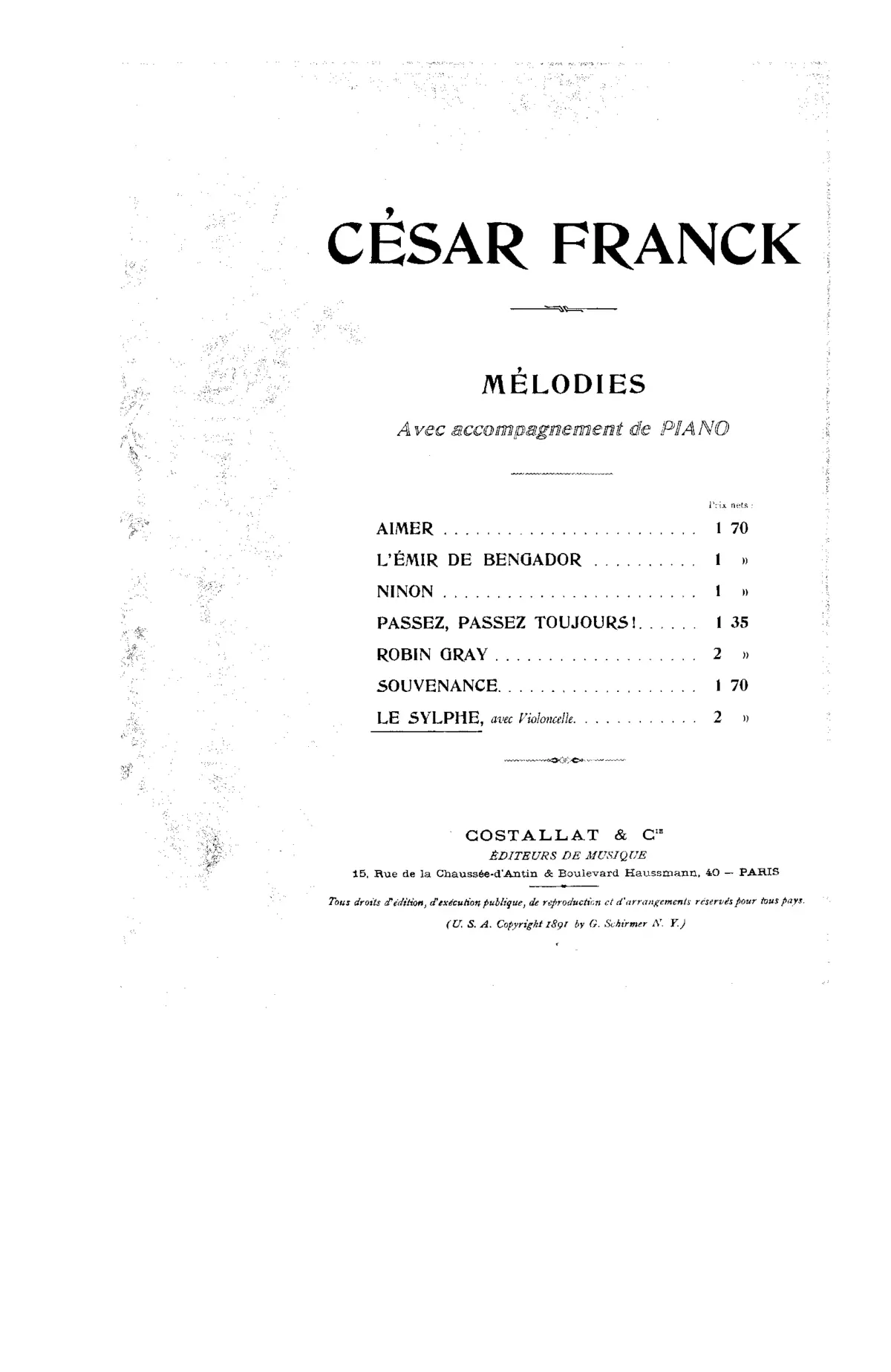 Le sylphe - Page 1