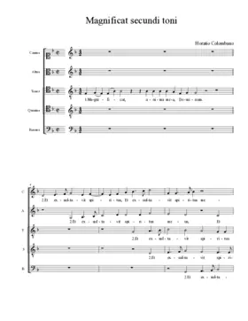 Magnificat secundi toni