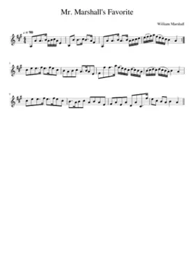 Mr. Marshall's Favorite