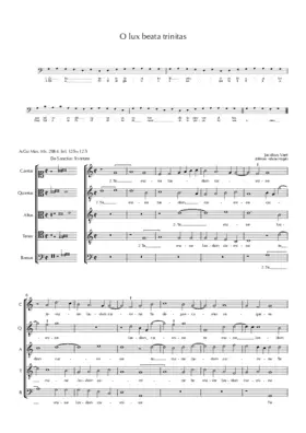 O lux beata trinitas