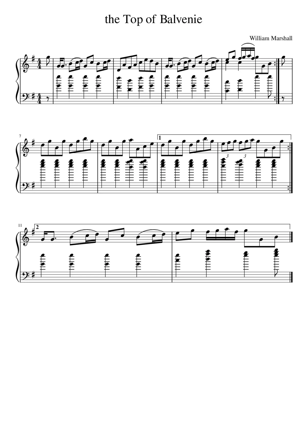 the Top of Balvenie - Page 1