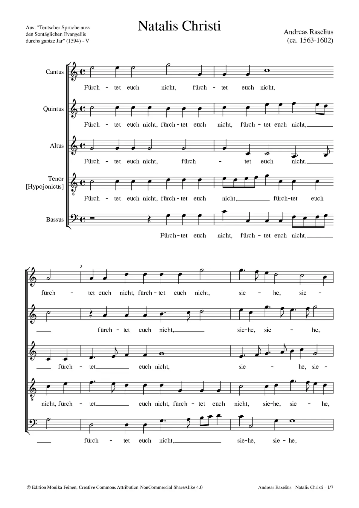 Fürchtet euch nicht - Page 1