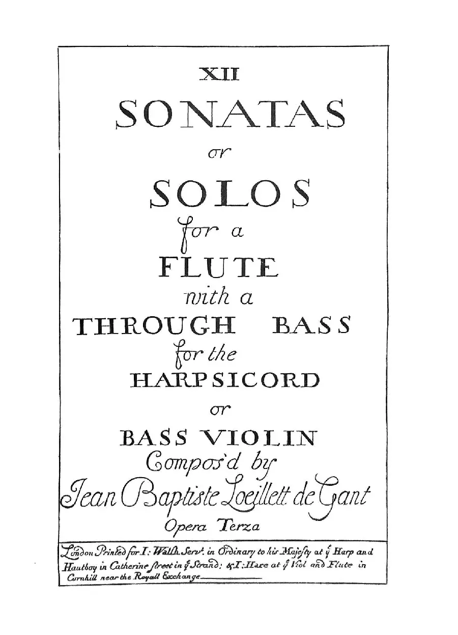 12 Sonatas - Page 1