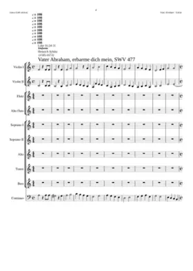 Vater Abraham erbarme dich mein SWV 477 (Dialogus divites Epulonis cum Abrahamo)