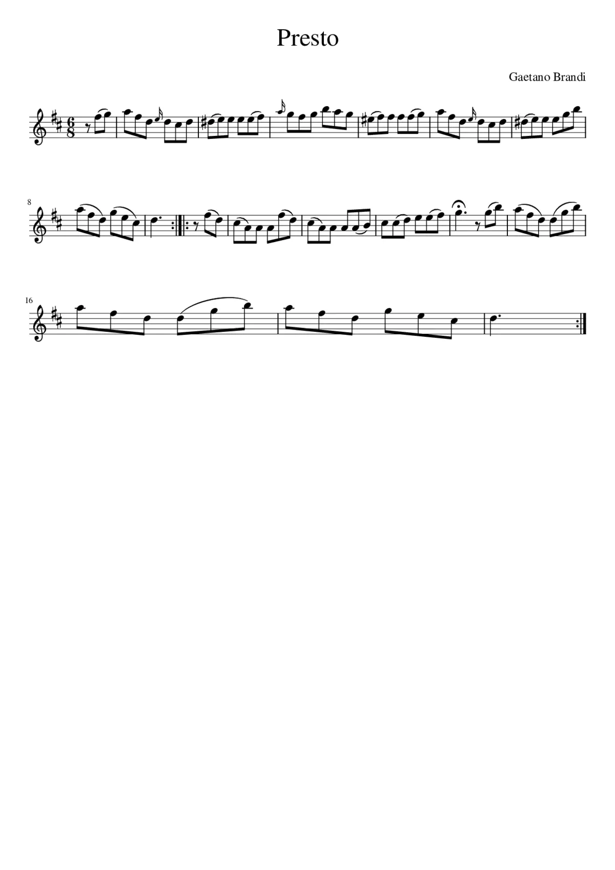 Presto - Page 1