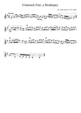 Cumnock Fair a Strathspey