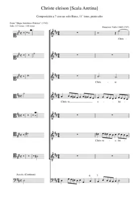 Christe eleison (Missa Scala Aretina)