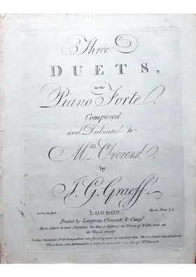 Three Duetts for the Piano Forte
