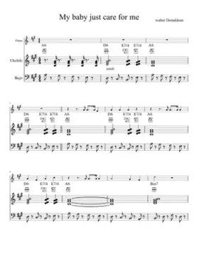 my baby just cares for me