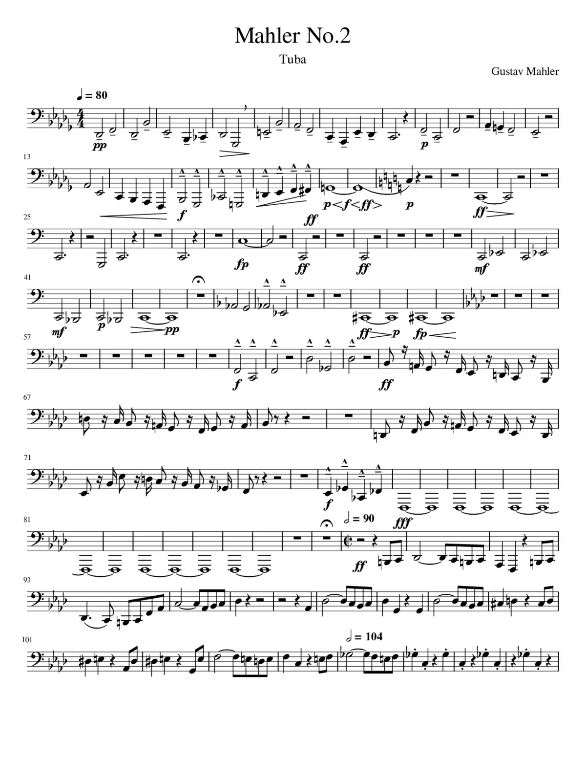 Symphony No.2 - Page 1
