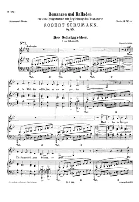Romanzen und Balladen, Vol.I, Op.45