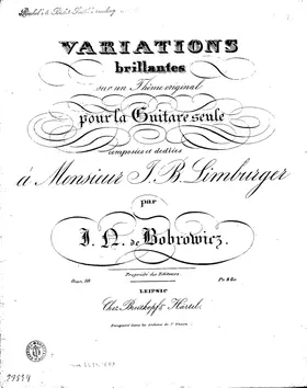 Variations brillantes sur un thème original