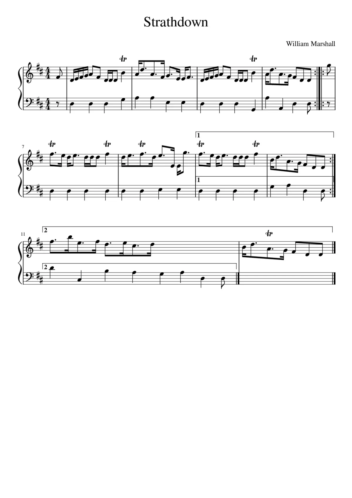 Strathdown - Page 1
