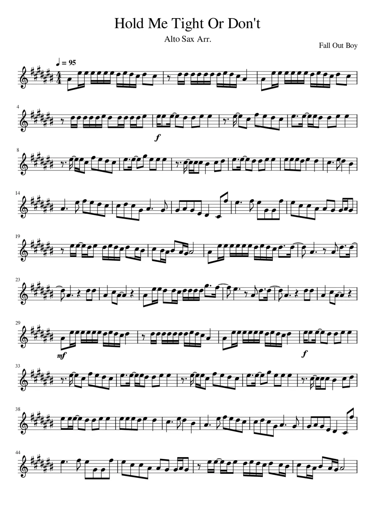 hold me tight or dont - Page 1