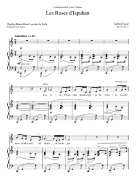 4 Melodies pour une voix Op. 39