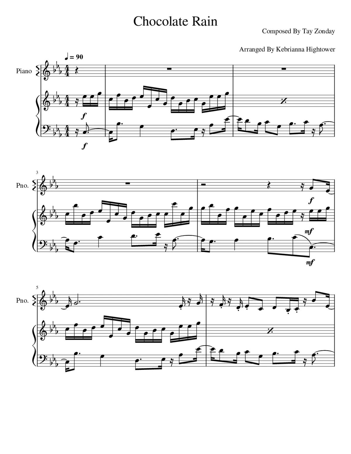 chocolate rain - Page 1