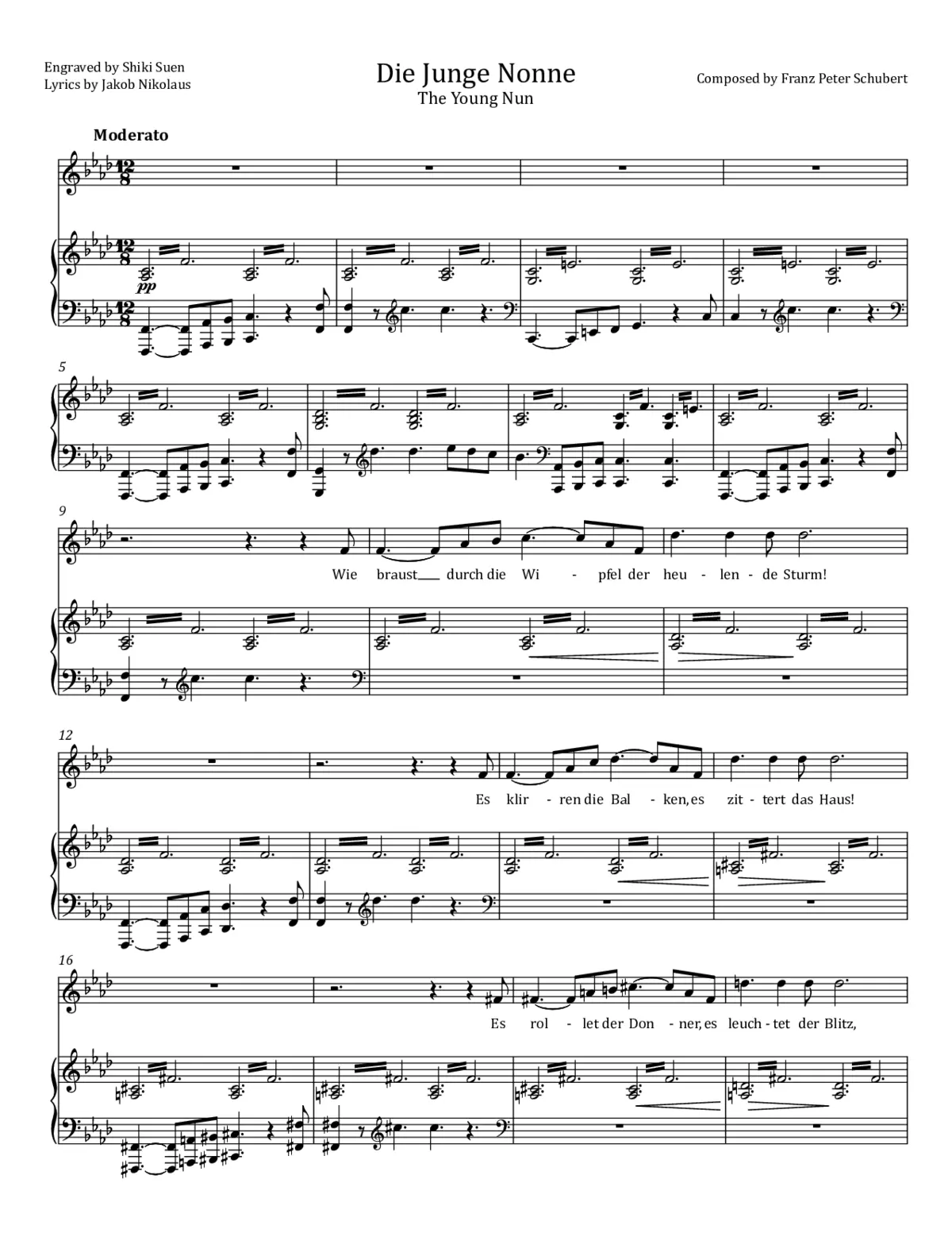 Die junge Nonne - Page 1