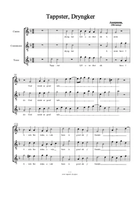 Tappster, dryngker