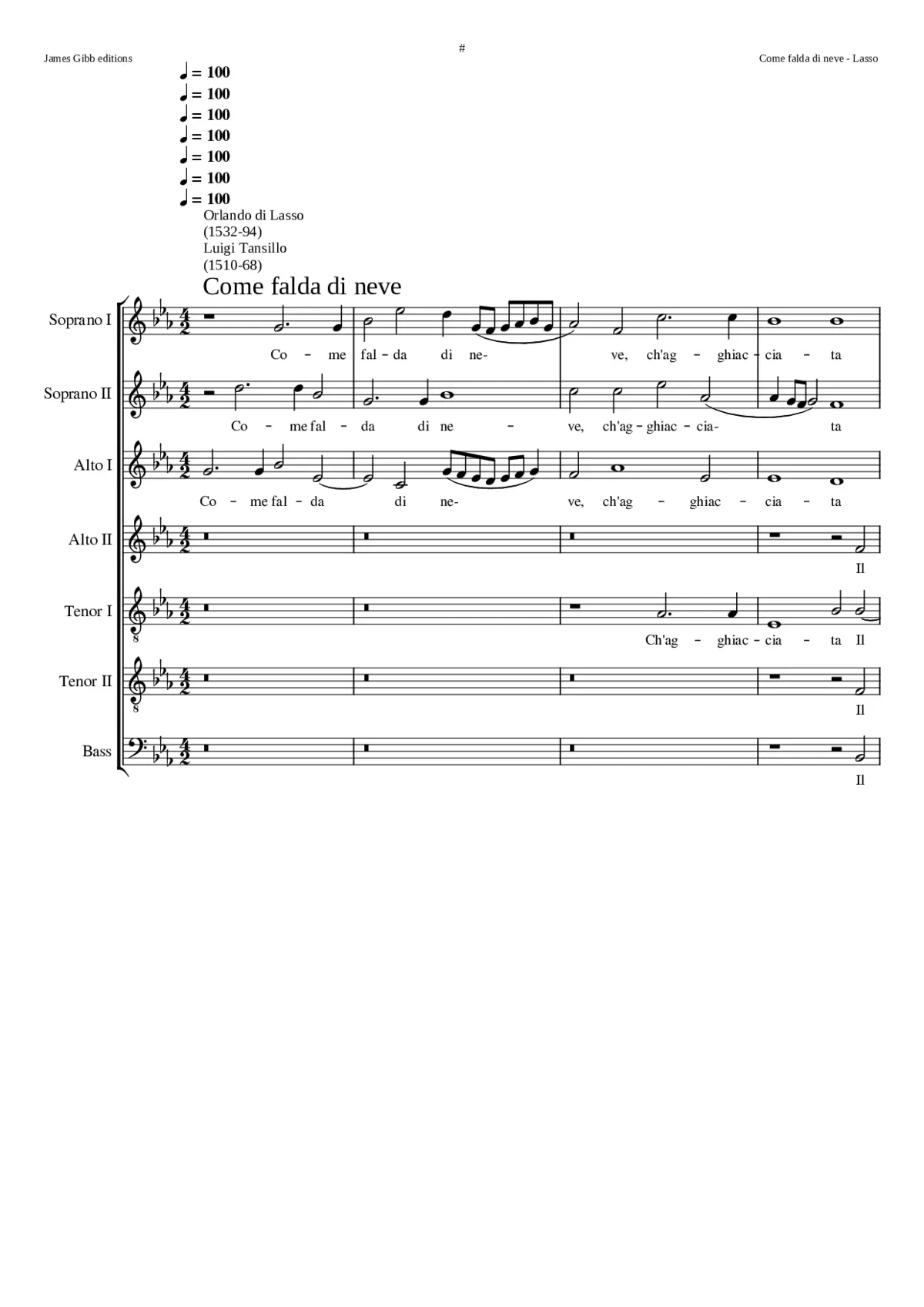 Come falda di neve - Page 1