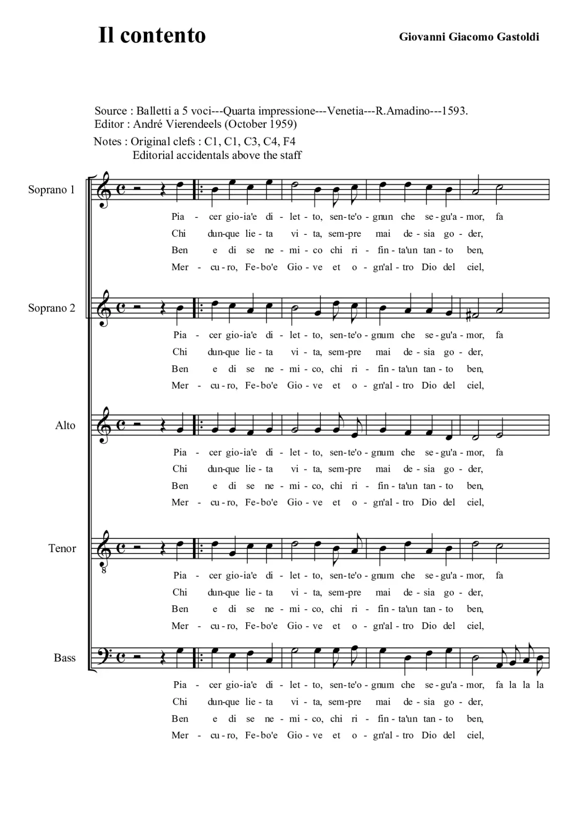 Il contento - Page 1