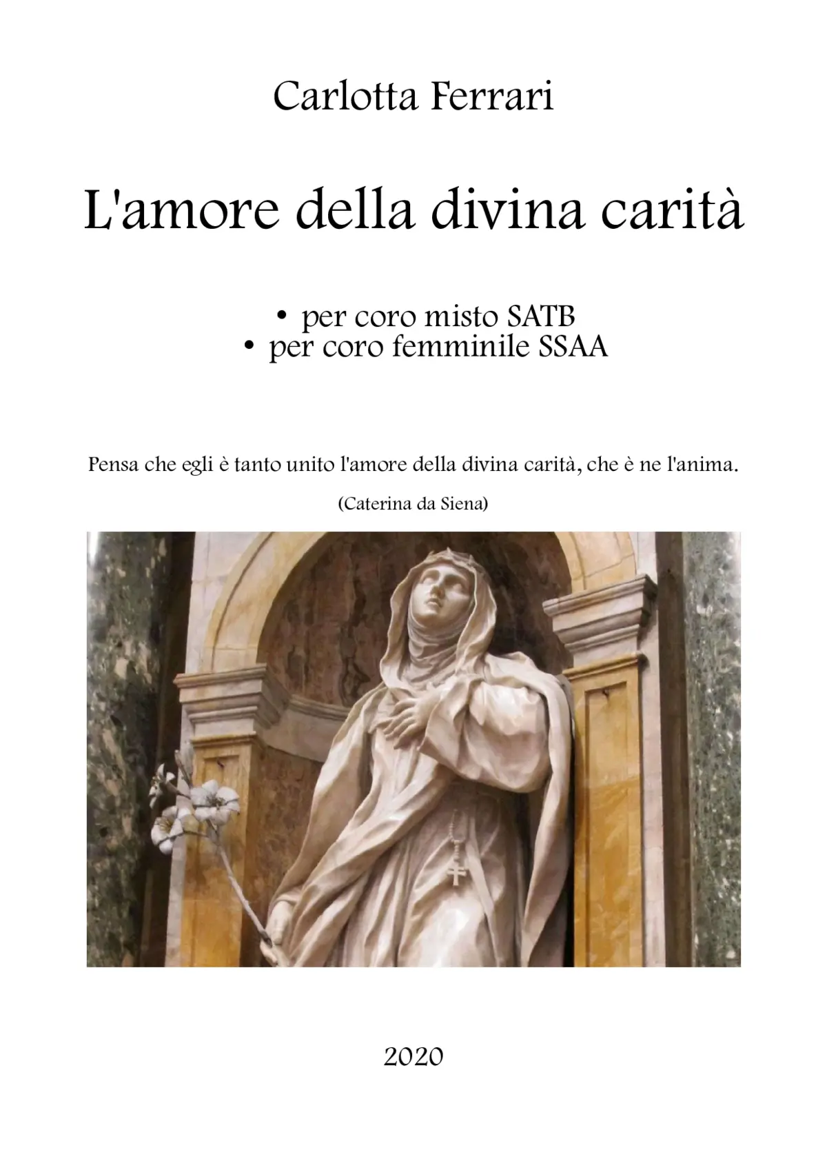 L'amore della divina carità - Page 1