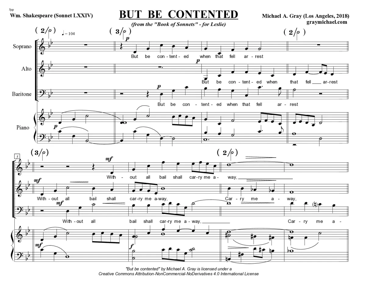 But be contented - Page 1