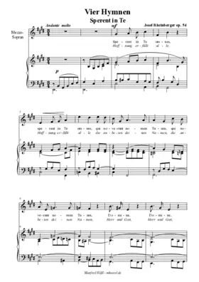 Vier Hymnen, Op. 54