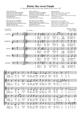 Dainty fine sweet nymph