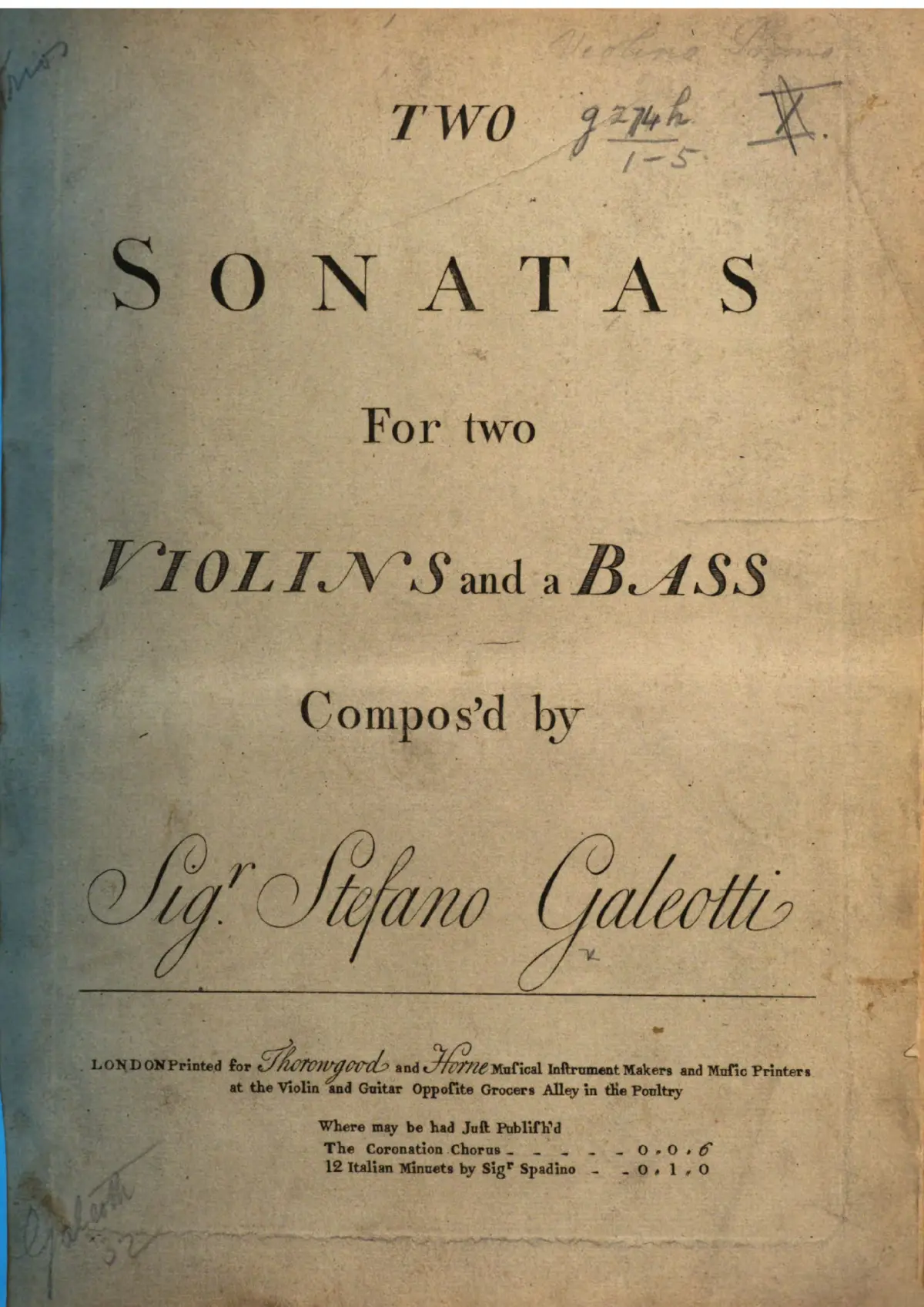 2 Trio Sonatas - Page 1