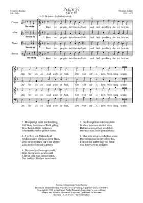 Fest ist gegründet Gottes Stadt, SWV 184