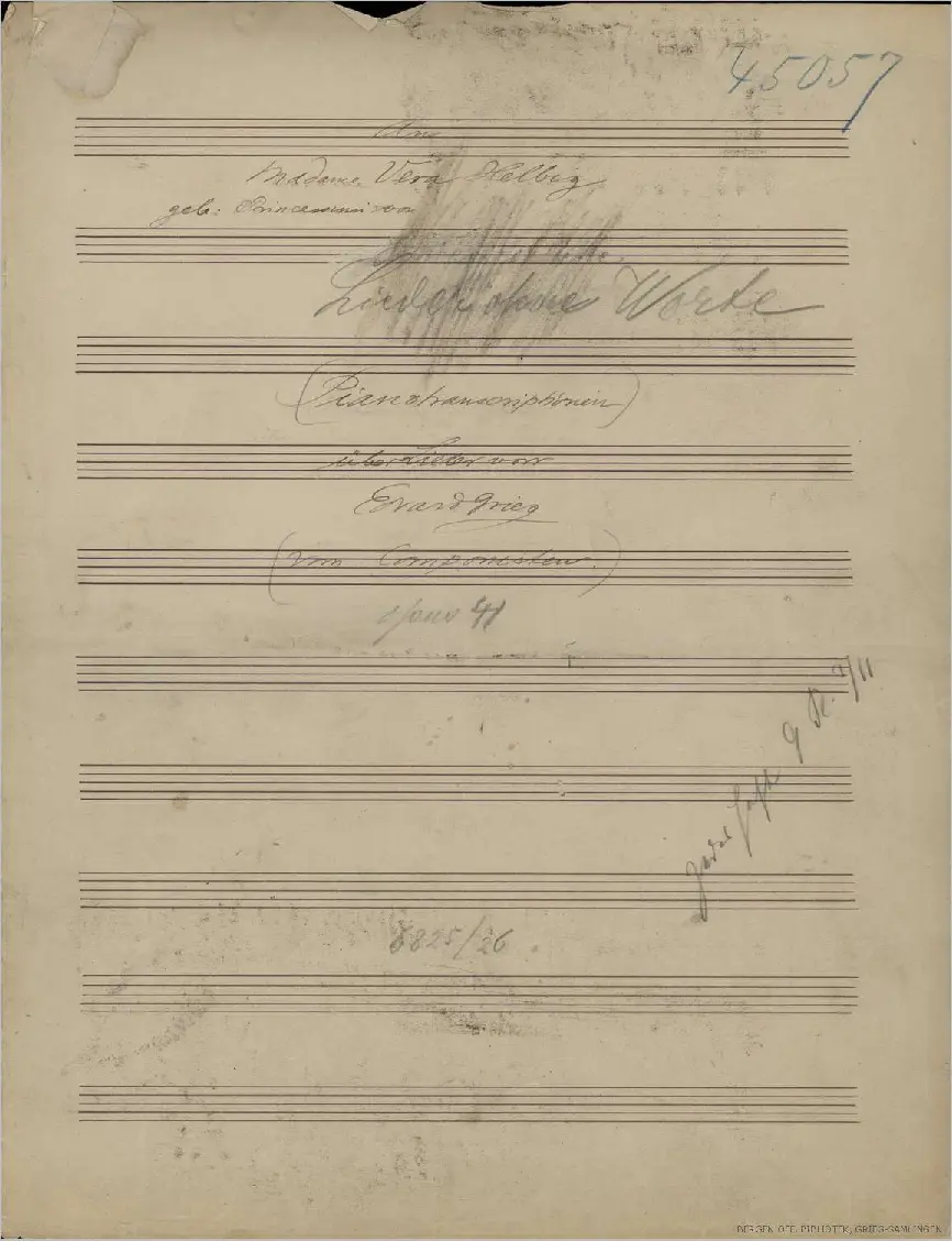 Piano Transcriptions of Songs - Page 1