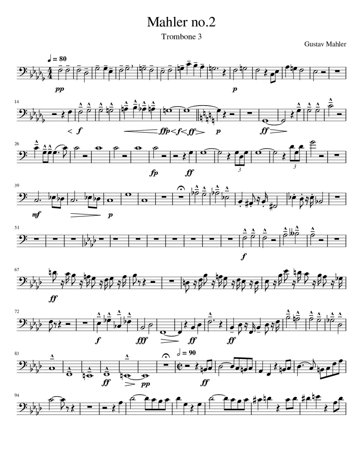 Symphony No.2 - Page 1