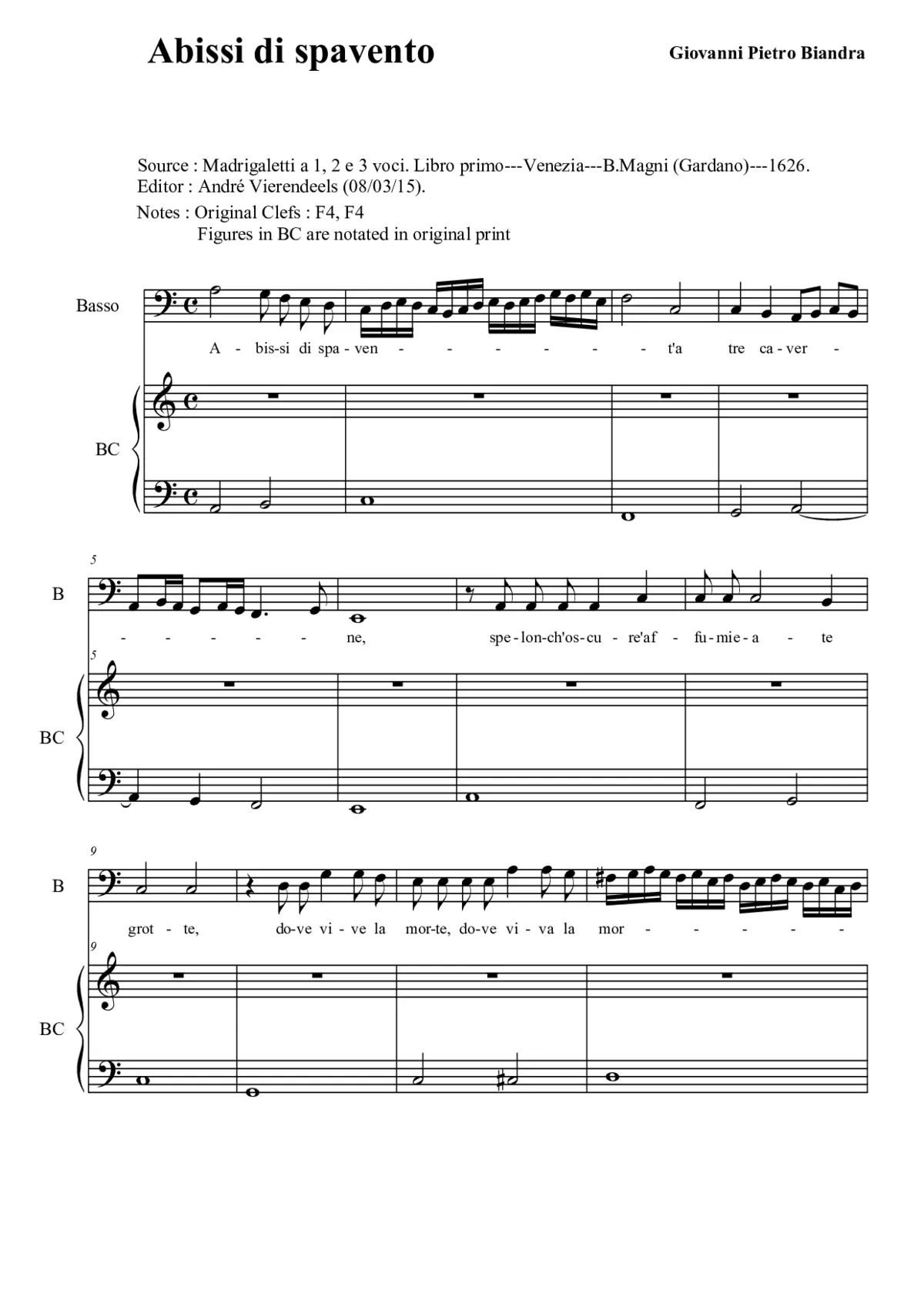 Abissi di spavento - Page 1