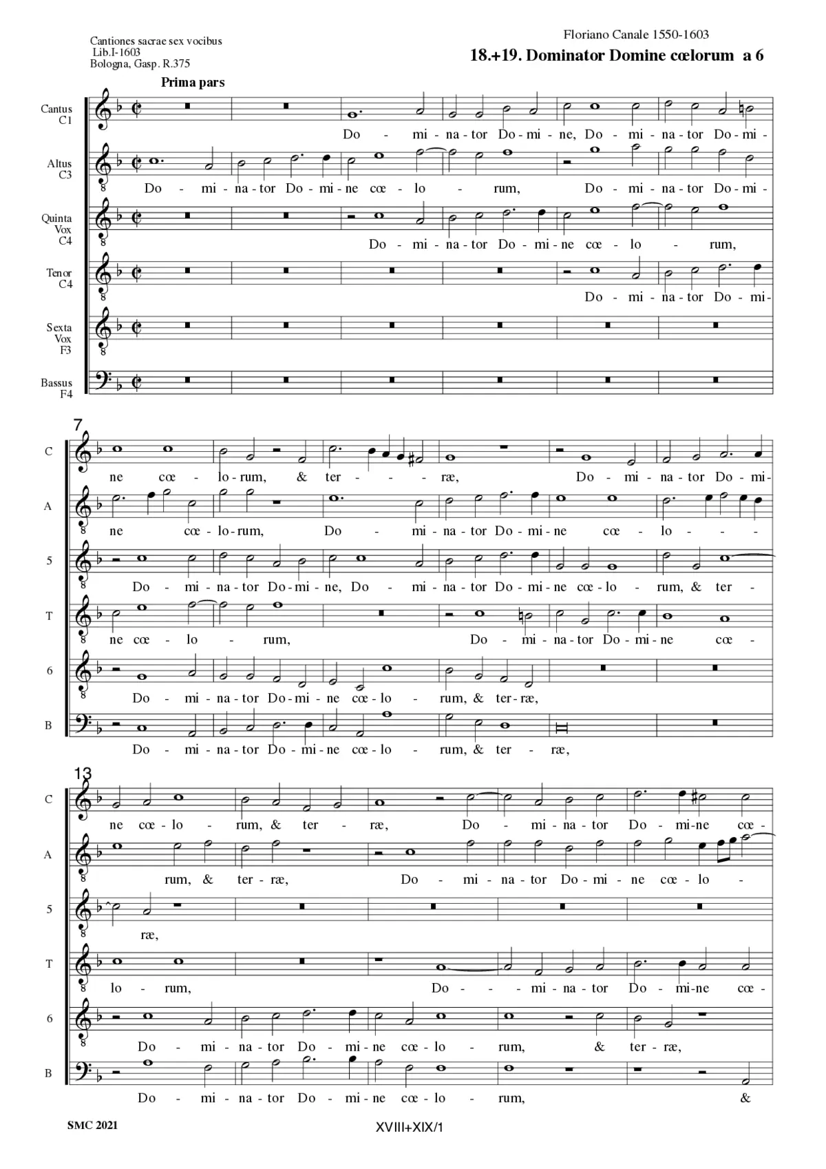 Dominator Domine coelorum - Page 1