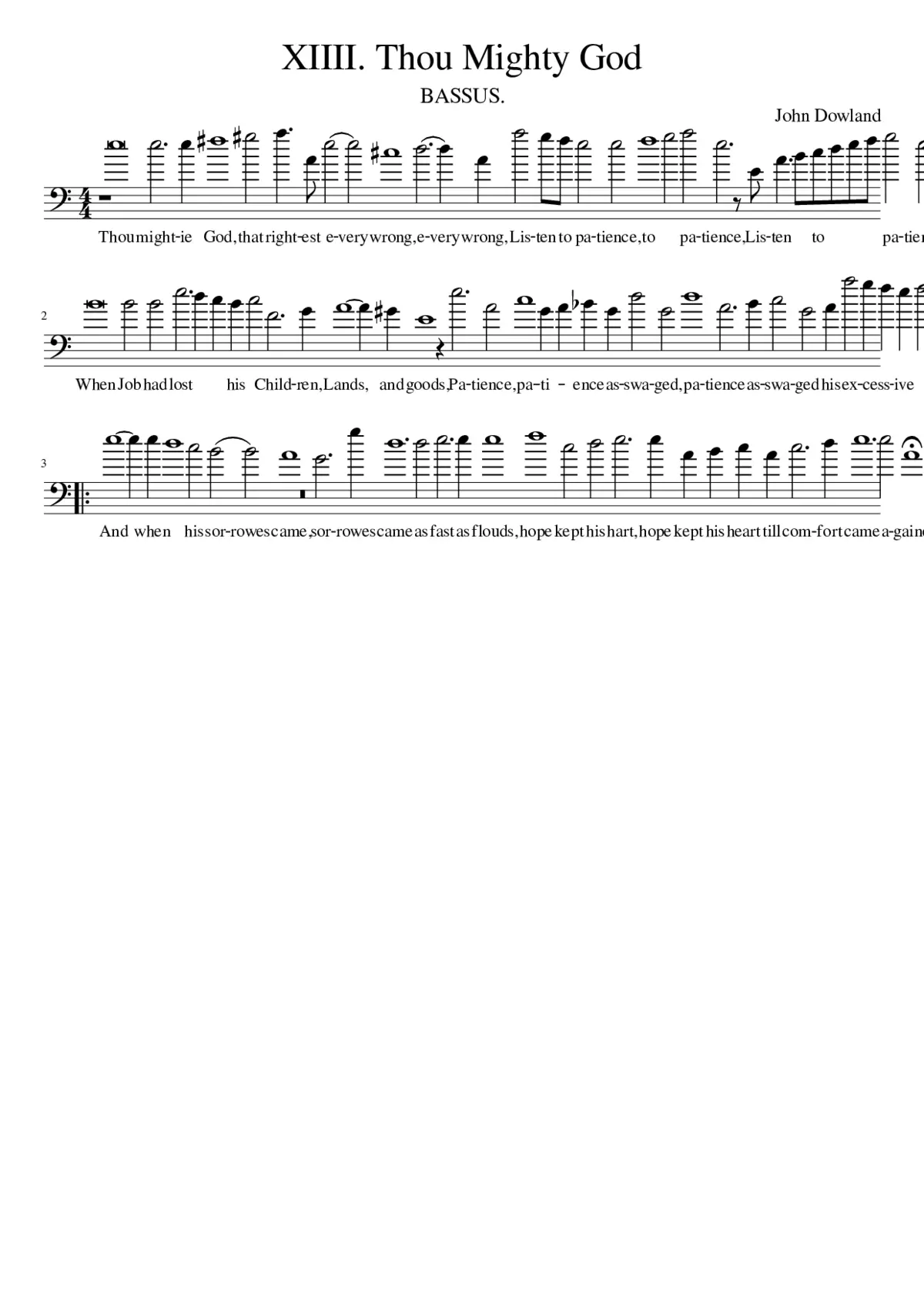 XIIII. Thou Mighty God - Page 1