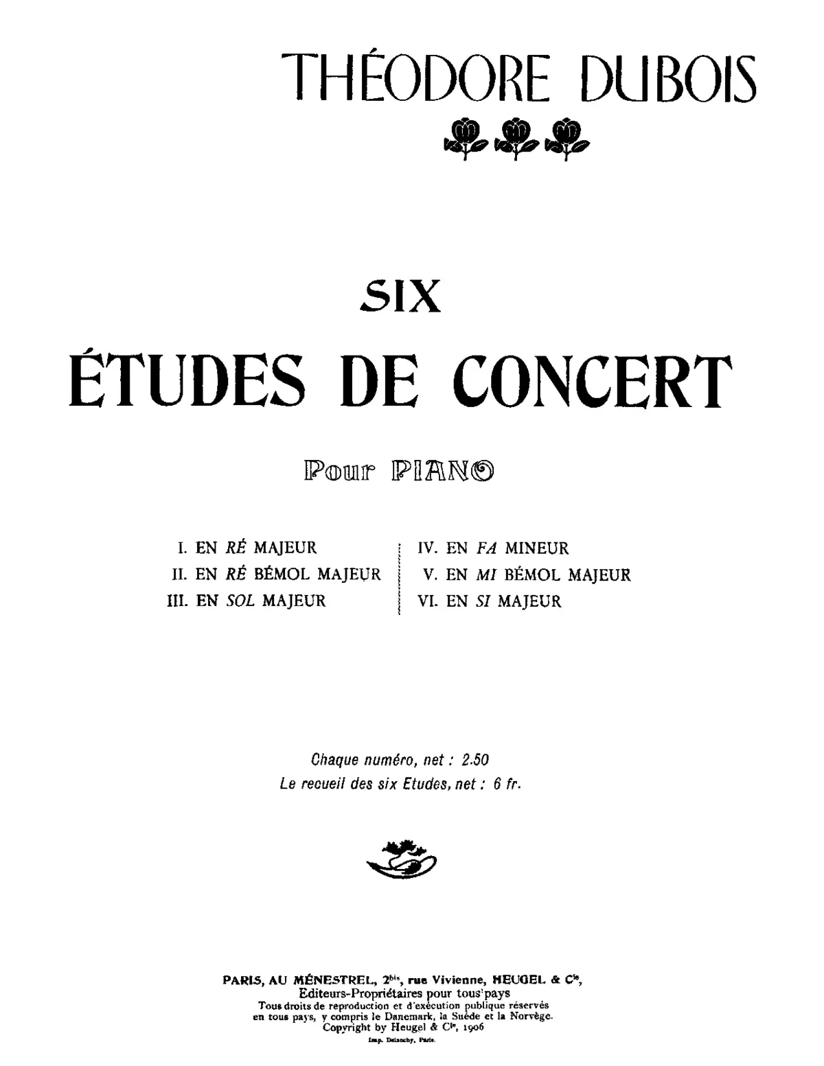 12 Études de concert - Page 1