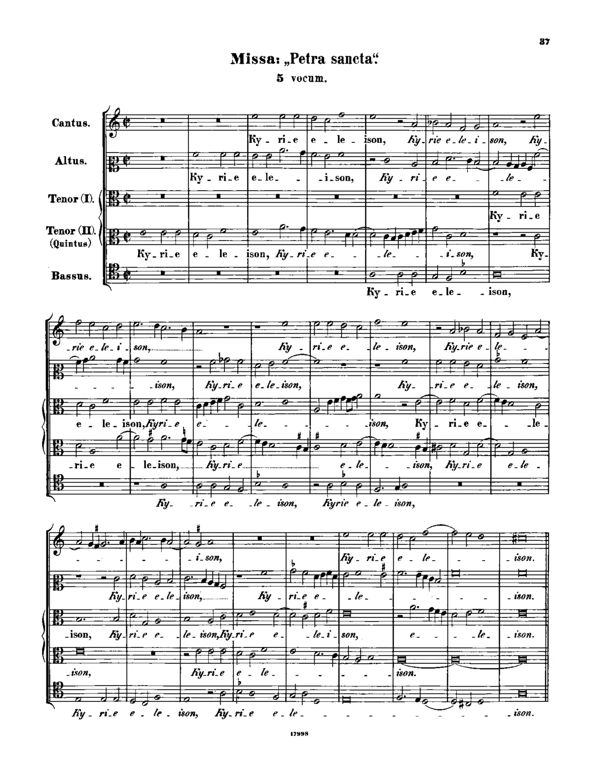 Missa Petra sancta - Page 1