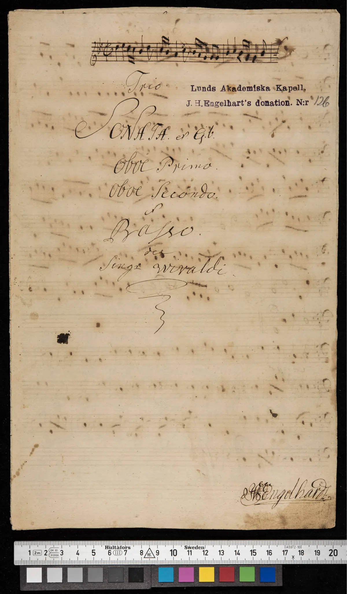 Trio Sonata in G minor, RV 81 - Page 1