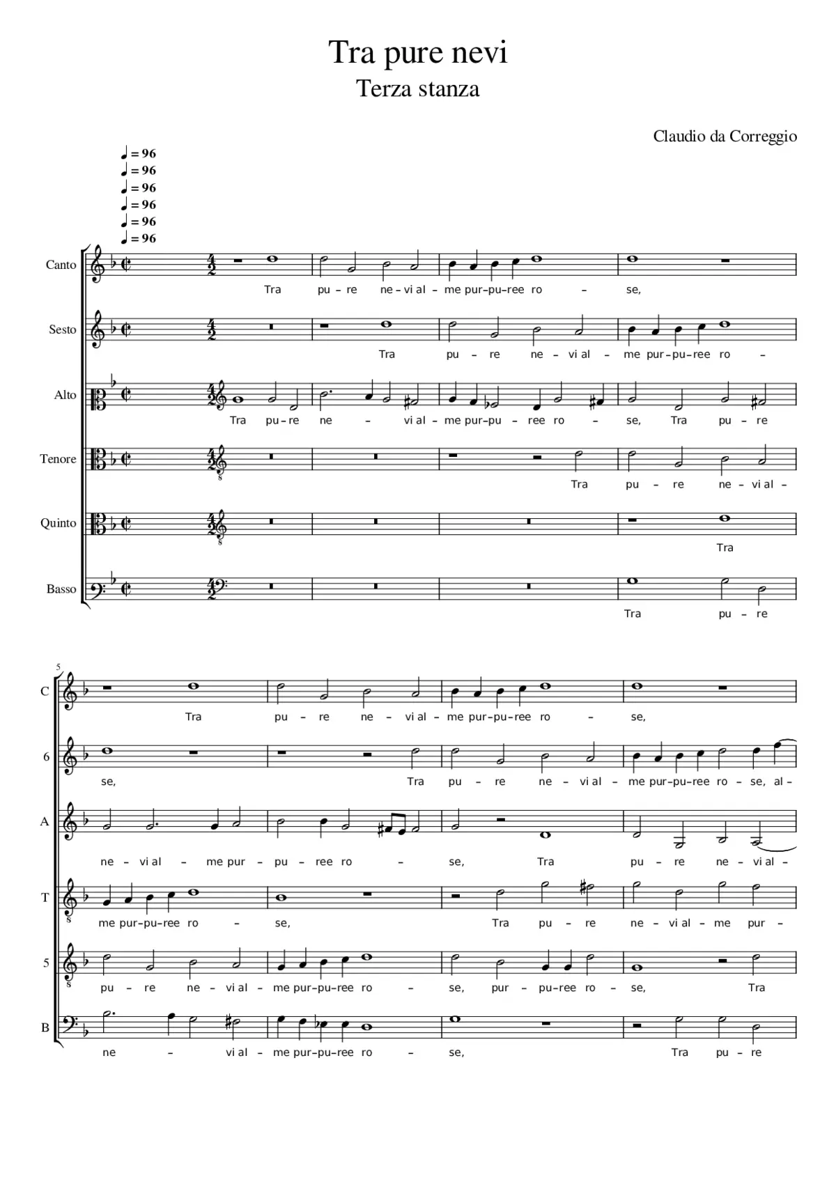 Tra pure nevi - Page 1