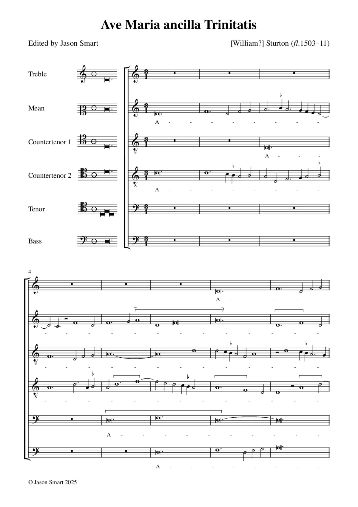 Ave Maria ancilla Trinitatis - Page 1
