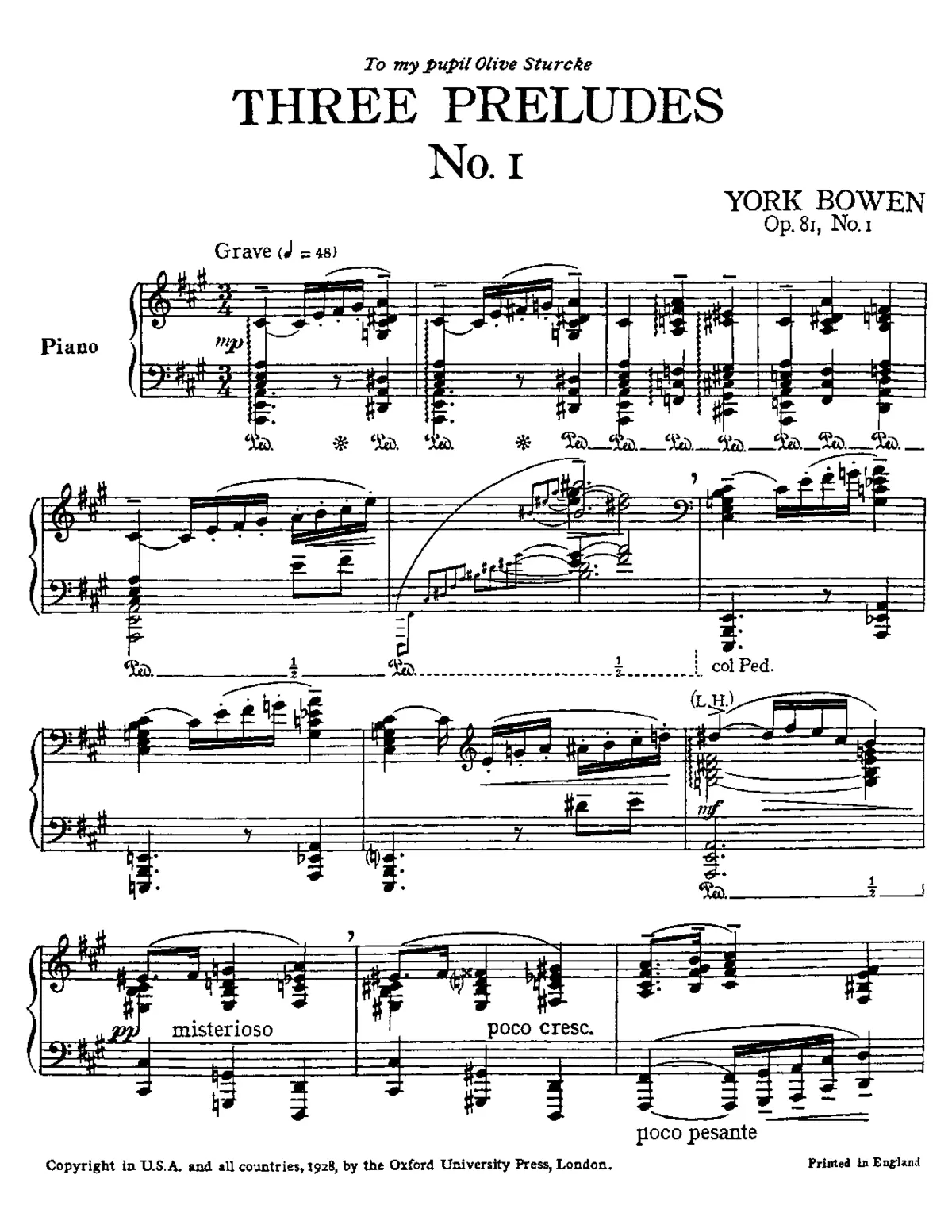 3 Preludes - Page 1